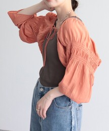 fredy emue | シャーリングボレロ(シャツ/ブラウス)