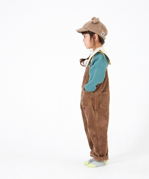 MAKE YOUR DAY（メイクユアデイ）の「ビッグカラー裏起毛プルオーバー■80～140cm（スウェット・キッズ・ブラック/ピンク/グリーン・120/110/130/100/140/90/80）」の6枚目の写真