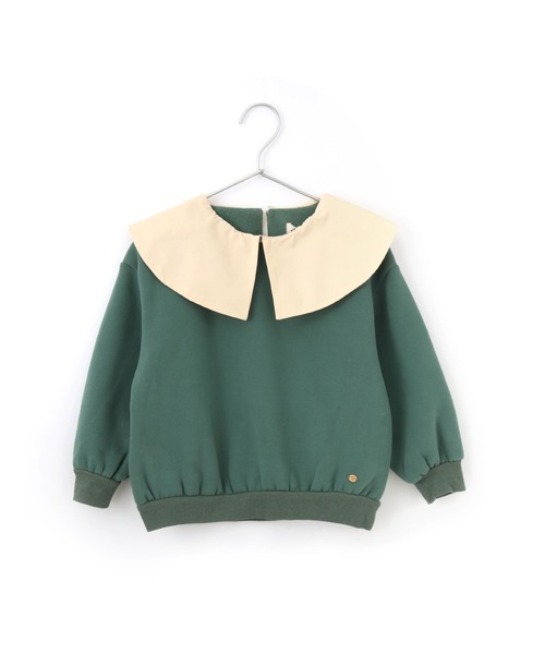 MAKE YOUR DAY（メイクユアデイ）の「ビッグカラー裏起毛プルオーバー■80～140cm（スウェット・キッズ・ブラック/ピンク/グリーン・120/110/130/100/140/90/80）」の10枚目の写真