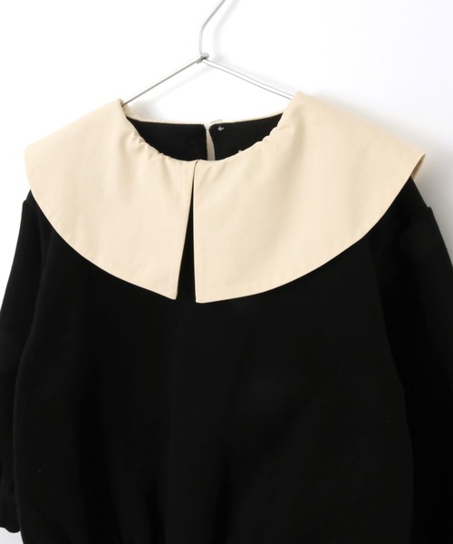 MAKE YOUR DAY（メイクユアデイ）の「ビッグカラー裏起毛プルオーバー■80～140cm（スウェット・キッズ・ブラック/ピンク/グリーン・120/110/130/100/140/90/80）」の13枚目の写真