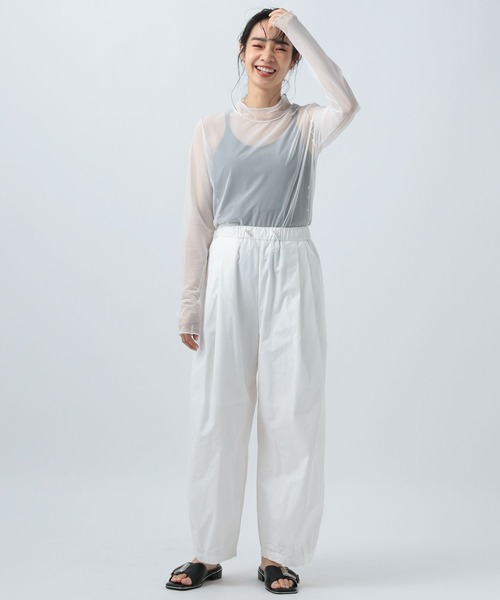 BAYFLOW（ベイフロー）の「イージーカーブパンツ（その他パンツ・レディース・オフホワイト/ブラック/カーキ・SMALL/MEDIUM）」の7枚目の写真