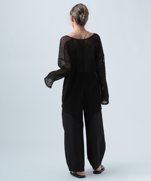 BAYFLOW（ベイフロー）の「イージーカーブパンツ（その他パンツ・レディース・オフホワイト/ブラック/カーキ・SMALL/MEDIUM）」の20枚目の写真