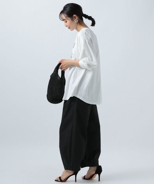 BAYFLOW（ベイフロー）の「イージーカーブパンツ（その他パンツ・レディース・オフホワイト/ブラック/カーキ・SMALL/MEDIUM）」の12枚目の写真