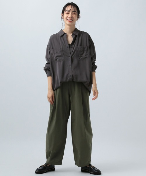 BAYFLOW（ベイフロー）の「イージーカーブパンツ（その他パンツ・レディース・オフホワイト/ブラック/カーキ・SMALL/MEDIUM）」の10枚目の写真