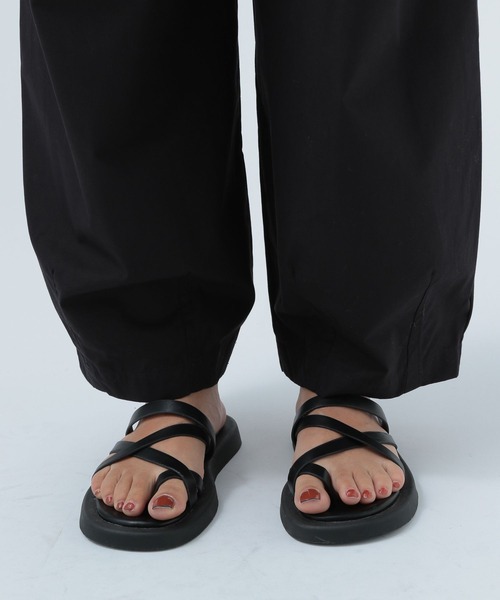 BAYFLOW（ベイフロー）の「イージーカーブパンツ（その他パンツ・レディース・オフホワイト/ブラック/カーキ・SMALL/MEDIUM）」の14枚目の写真