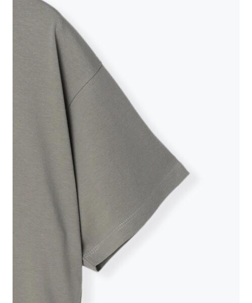 Te chichi（テチチ）の「フロッキーロゴTシャツ（Tシャツ/カットソー・レディース・カーキ/ベージュ/ブラウン・F）」の17枚目の写真