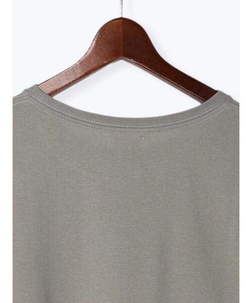 Te chichi（テチチ）の「フロッキーロゴTシャツ（Tシャツ/カットソー・レディース・カーキ/ベージュ/ブラウン・F）」の19枚目の写真