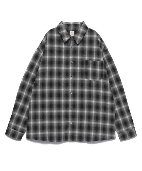 JUGLANS(ユグランス)の「Revo. オンブレチェックロングスリーブシャツ(シャツ/ブラウス・メンズ・ブラック/ブラウン/ベージュ・L/M)」の22枚目の写真