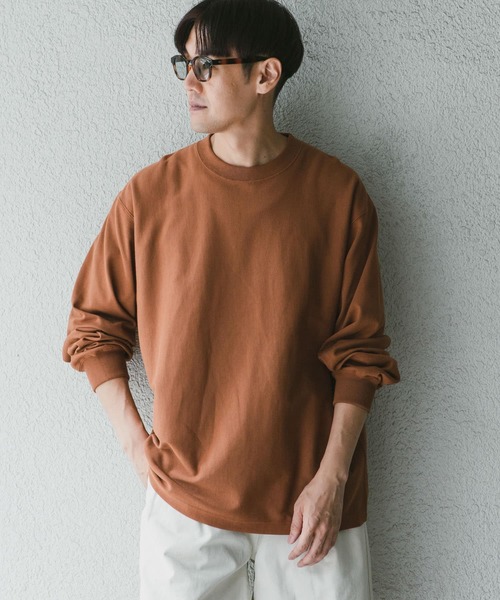 URBAN RESEARCH DOORS（アーバンリサーチドアーズ）の「『XLサイズあり』USAコットン ロングスリーブTシャツ（Tシャツ/カットソー・メンズ・ライトブラウン/チャコールグレー/ホワイト/グレー系その他・MEDIUM/X-LARGE/LARGE）」の20枚目の写真