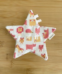 COCO WALK（ココウォーク）の「COCOWALK:カシャカシャスターハンカチ(ブロックアニマル)（ハンカチ/ハンドタオル・キッズ）」