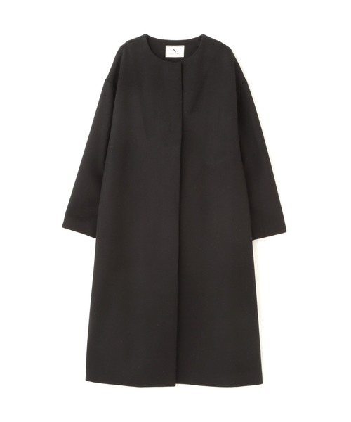 N.（N. Natural Beauty Basic）（エヌエヌナチュラルビューティーベーシック）の「【WEB限定】【S Size Line】◆ビーバーメルトンノーカラーコート（ノーカラーコート・レディース・キャメル/モスグリーン/ブラック/グレー・MEDIUM/SMALL）」の21枚目の写真