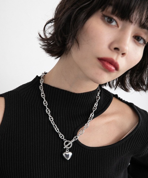 PAGEBOY（ページボーイ）の「ハートマンテルネックレス（ネックレス・レディース・ゴールド/シルバー・FREE）」の20枚目の写真