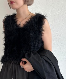 apres jour mignon | シャギーノースリーブ【ZOZOTOWN限定アイテム】(タンクトップ)