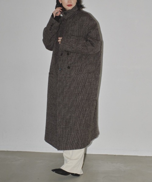 TODAYFUL（トゥデイフル）の「TODAYFUL Doublecollar Tweed Coat
