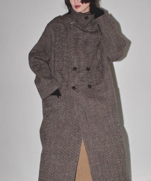 TODAYFUL（トゥデイフル）の「TODAYFUL Doublecollar Tweed Coat