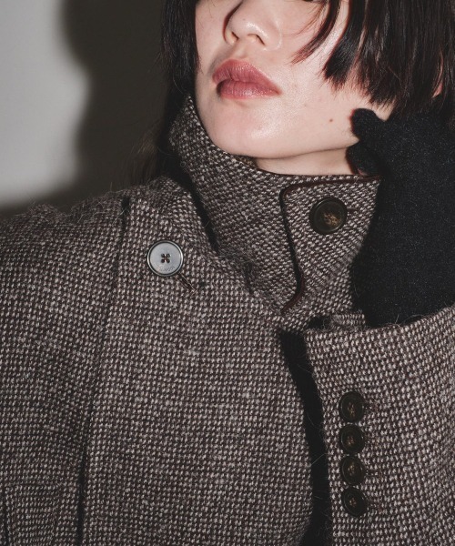 TODAYFUL（トゥデイフル）の「TODAYFUL Doublecollar Tweed Coat