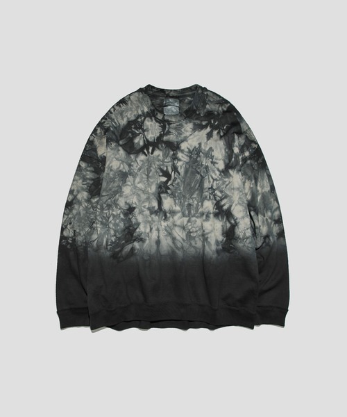 markaware(マーカウェア)の「【MARKAWARE/マーカウェア】HUGE SWEAT TIE DIE/ヒュージスウェットティアダイ(スウェット・メンズ・ブルー/グレー・1/2)」の2枚目の写真