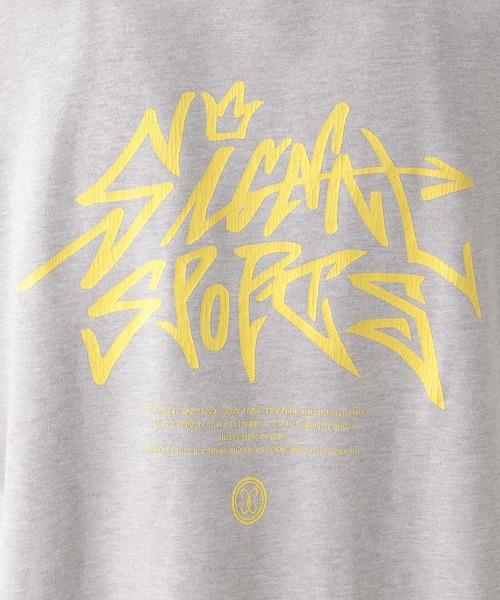 SIGNAL SPORTS(シグナルスポーツ)の「【SIGNAL SPORTS】タギンググラフィック/クルーネック裏毛スウェット(スウェット・メンズ・ブラック/ホワイト/グレー・SMALL/MEDIUM/LARGE)」の4枚目の写真
