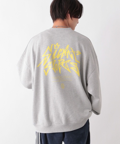 SIGNAL SPORTS(シグナルスポーツ)の「【SIGNAL SPORTS】タギンググラフィック/クルーネック裏毛スウェット(スウェット・メンズ・ブラック/ホワイト/グレー・SMALL/MEDIUM/LARGE)」の20枚目の写真