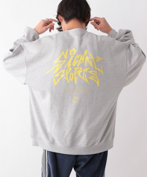 SIGNAL SPORTS(シグナルスポーツ)の「【SIGNAL SPORTS】タギンググラフィック/クルーネック裏毛スウェット(スウェット・メンズ・ブラック/ホワイト/グレー・SMALL/MEDIUM/LARGE)」の21枚目の写真