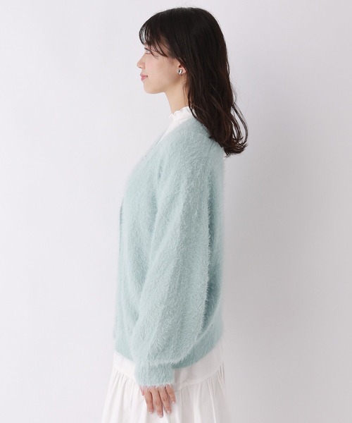 repipi armario(レピピ アルマリオ)の「シャギールーズカーディガン(カーディガン/ボレロ・キッズ・ピンク/アイボリー/グレー/グレー系その他/イエロー・LARGE/SMALL/MEDIUM)」の11枚目の写真