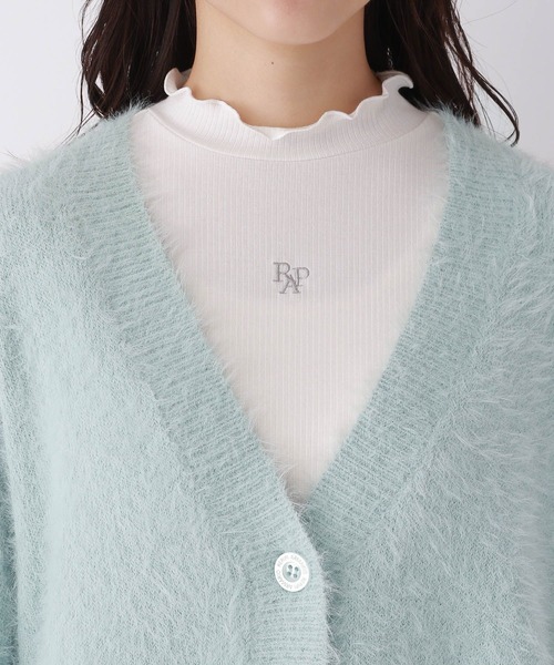 repipi armario(レピピ アルマリオ)の「シャギールーズカーディガン(カーディガン/ボレロ・キッズ・ピンク/アイボリー/グレー/グレー系その他/イエロー・LARGE/SMALL/MEDIUM)」の13枚目の写真