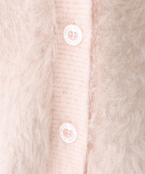 repipi armario(レピピ アルマリオ)の「シャギールーズカーディガン(カーディガン/ボレロ・キッズ・ピンク/アイボリー/グレー/グレー系その他/イエロー・LARGE/SMALL/MEDIUM)」の18枚目の写真