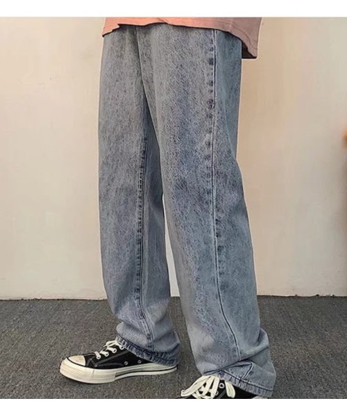 Sakka(サッカ)の「デニムイージーワイドパンツ(デニムパンツ・メンズ・ライトブルー/ブラック/ブルー・LARGE/MEDIUM/XX-LARGE/X-LARGE/SMALL)」の7枚目の写真