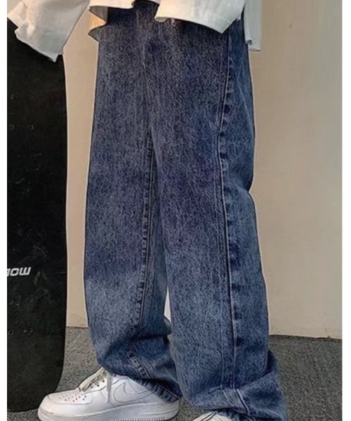 Sakka(サッカ)の「デニムイージーワイドパンツ(デニムパンツ・メンズ・ライトブルー/ブラック/ブルー・LARGE/MEDIUM/XX-LARGE/X-LARGE/SMALL)」の8枚目の写真