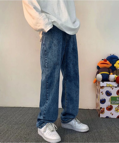 Sakka(サッカ)の「デニムイージーワイドパンツ(デニムパンツ・メンズ・ライトブルー/ブラック/ブルー・LARGE/MEDIUM/XX-LARGE/X-LARGE/SMALL)」の12枚目の写真