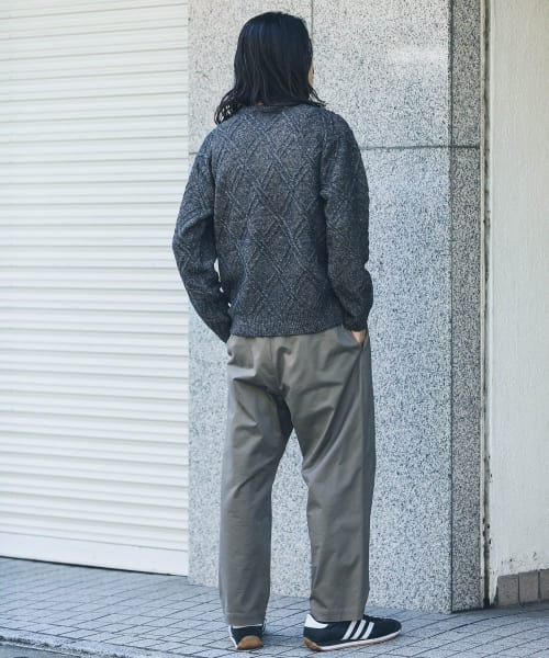 URBAN RESEARCH Sonny Label(アーバンリサーチサニーレーベル)の「ウールライクダイヤパターンニットプルオーバー(ニット/セーター・メンズ・ブラック/ライトグレー/ブラウン/オレンジ/ブルー・LARGE/MEDIUM)」の22枚目の写真