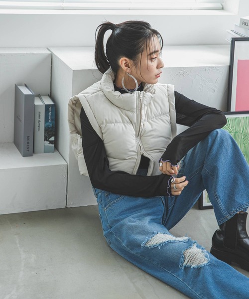 bohmal（ボマール）の「クロップドダウンベスト（ダウンベスト）」 - WEAR