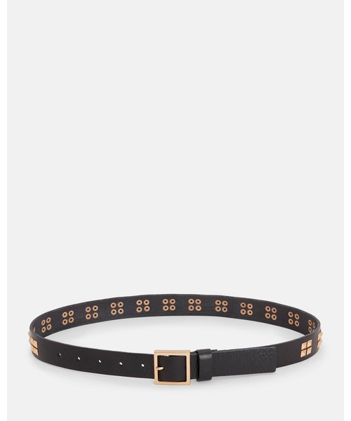 ALLSAINTS(オールセインツ)の「ALEXIA STUDDED LEATHER BELT | ALEXIA スタッズ レザー ベルト(ベルト・レディース・ブラック系その他・XS)」の4枚目の写真