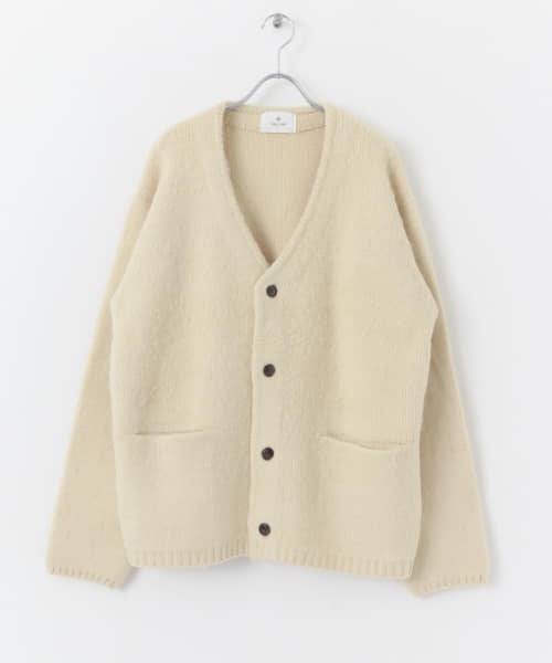 URBAN RESEARCH Sonny Label（アーバンリサーチサニーレーベル）の「モヘアタッチVネックカーディガン（カーディガン/ボレロ・メンズ・オフホワイト/イエロー系その他/グレー/グリーン系その他/ブラウン系その他・MEDIUM/LARGE）」の10枚目の写真