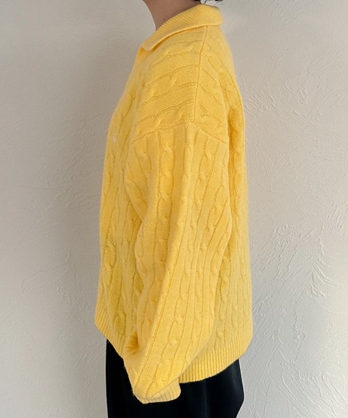 ULTERIOR イエロー スキッパーニット ULTERIOR イエロー スキッパーニット ULTERIOR イエロー スキッパー