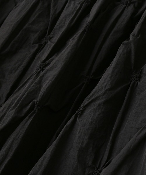 N.(N. Natural Beauty Basic)(エヌエヌナチュラルビューティーベーシック)の「◆エンブロイダリーバルーンスカート(スカート・レディース・クリーム/ブラック・MEDIUM)」の6枚目の写真