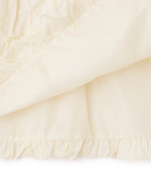 N.(N. Natural Beauty Basic)(エヌエヌナチュラルビューティーベーシック)の「◆エンブロイダリーバルーンスカート(スカート・レディース・クリーム/ブラック・MEDIUM)」の4枚目の写真