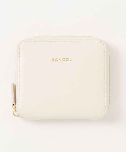 KANGOL/カンゴール】 型押し 二つ折り ジップ ウオレット（財布