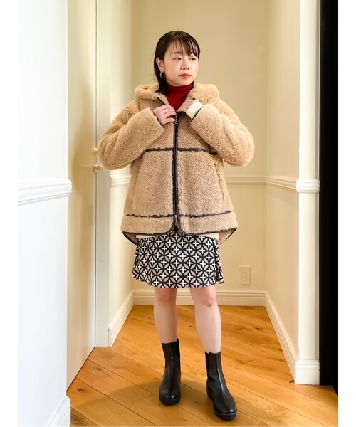 DRESSTERIOR（ドレステリア）の「◆【otonaMUSE12月号掲載】オーバーラップサークルサテンスカート（スカート・レディース・ベージュ系その他4・40/38/36/34）」の22枚目の写真