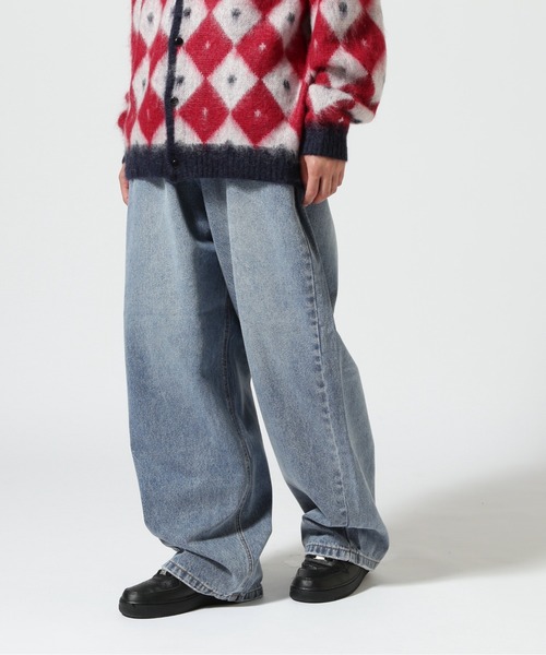 WHITELAND（ホワイトランド）の「WHITELAND/ホワイトランド/WIDE DENIM/ワイドデニムパンツ（デニムパンツ・レディース・その他4・XS）」の6枚目の写真