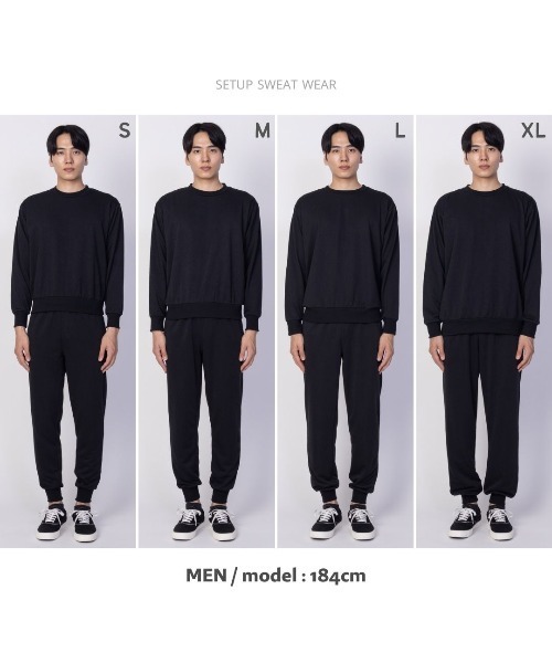 NAVY 裏毛セットアップ速乾ルームウェア ユニセックス（ルーム