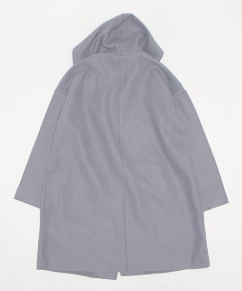 HONEYSUCKLE ROSE（ハニーサックルローズ）の「【HONEYSUCKLE ROSE】裏リブフードコート（その他アウター・レディース・グレー/ブルー・M/L）」の3枚目の写真