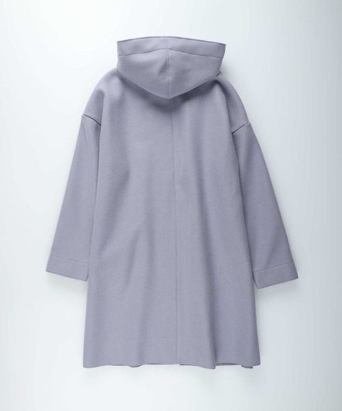 HONEYSUCKLE ROSE（ハニーサックルローズ）の「【HONEYSUCKLE ROSE】裏リブフードコート（その他アウター・レディース・グレー/ブルー・M/L）」の15枚目の写真