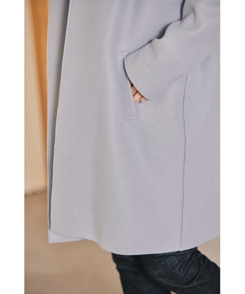 HONEYSUCKLE ROSE（ハニーサックルローズ）の「【HONEYSUCKLE ROSE】裏リブフードコート（その他アウター・レディース・グレー/ブルー・M/L）」の20枚目の写真