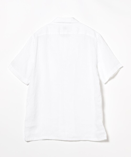 GUY ROVER(ギローバー)の「GUY ROVER × Brilla per il gusto / 別注 リネン オープンカラーシャツ(シャツ/ブラウス・メンズ・ホワイト/オレンジ/ロイヤルブルー/ネイビー・SMALL/MEDIUM/LARGE/X-LARGE)」の11枚目の写真