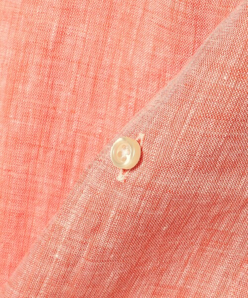 GUY ROVER(ギローバー)の「GUY ROVER × Brilla per il gusto / 別注 リネン オープンカラーシャツ(シャツ/ブラウス・メンズ・ホワイト/オレンジ/ロイヤルブルー/ネイビー・SMALL/MEDIUM/LARGE/X-LARGE)」の20枚目の写真