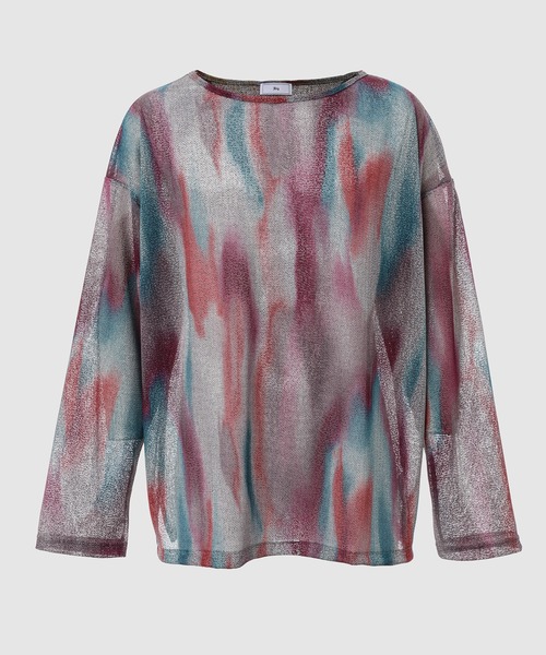 Urig(ウーリッヒ)の「TIE-DYE OVERSIZED PO LS(Tシャツ/カットソー・メンズ・パープル系その他/グリーン系その他・2)」の1枚目の写真