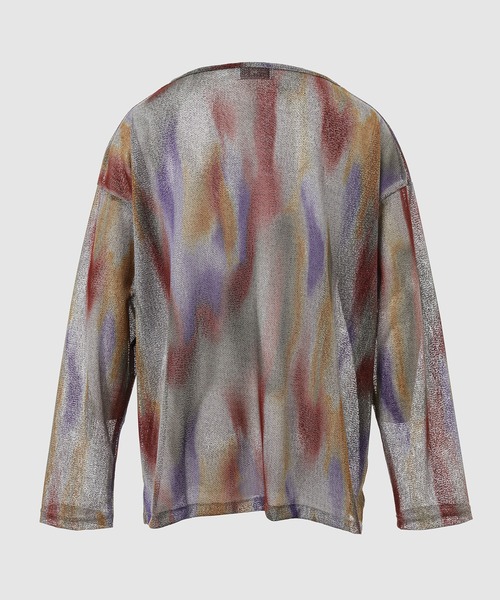 Urig(ウーリッヒ)の「TIE-DYE OVERSIZED PO LS(Tシャツ/カットソー・メンズ・パープル系その他/グリーン系その他・2)」の7枚目の写真