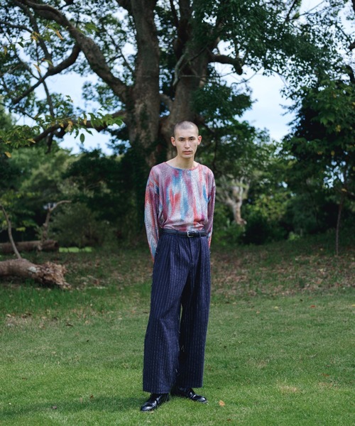 Urig(ウーリッヒ)の「TIE-DYE OVERSIZED PO LS(Tシャツ/カットソー・メンズ・パープル系その他/グリーン系その他・2)」の11枚目の写真