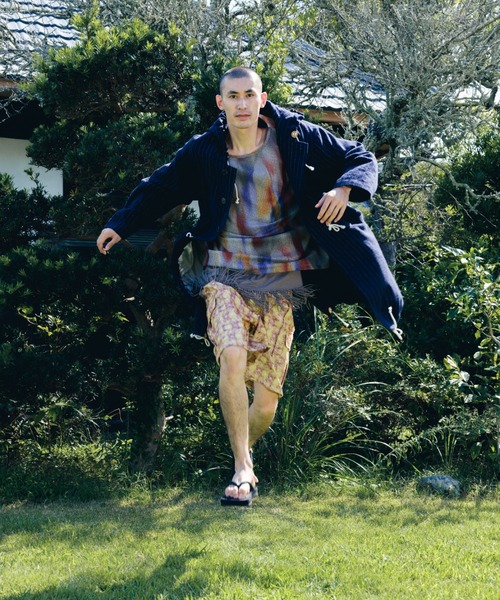 Urig(ウーリッヒ)の「TIE-DYE OVERSIZED PO LS(Tシャツ/カットソー・メンズ・パープル系その他/グリーン系その他・2)」の6枚目の写真